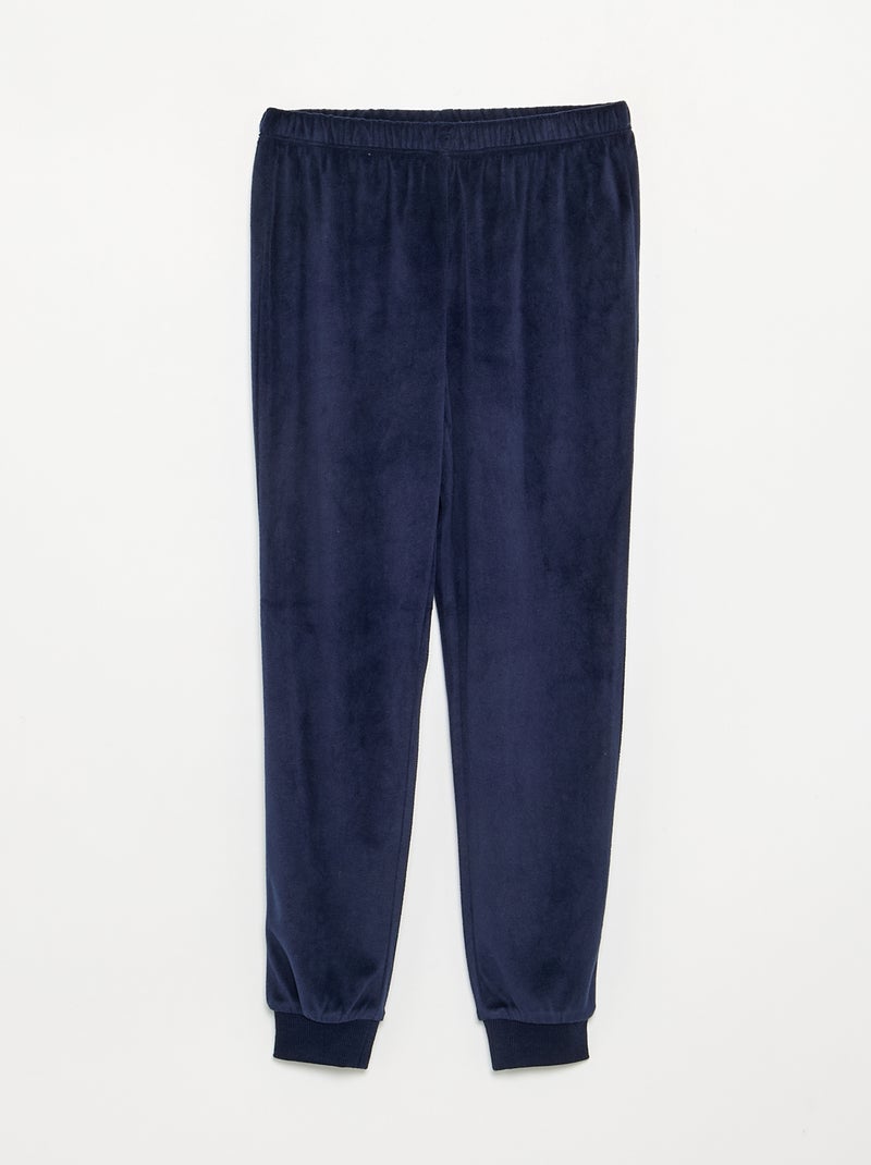 Pijama 'Disney' de 2 piezas de forro polar - Sudadera + pantalón Beige - Kiabi