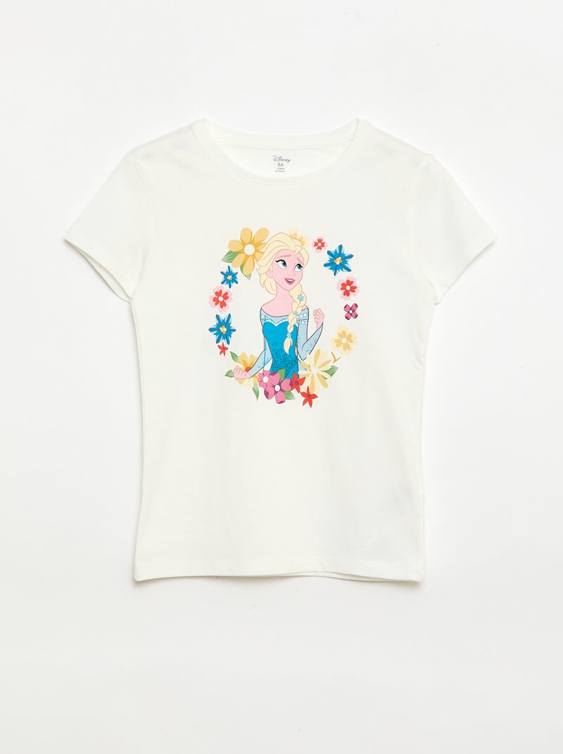 Pijama 'Disney' de 2 piezas: Pantalón corto + camiseta Blanco - Kiabi