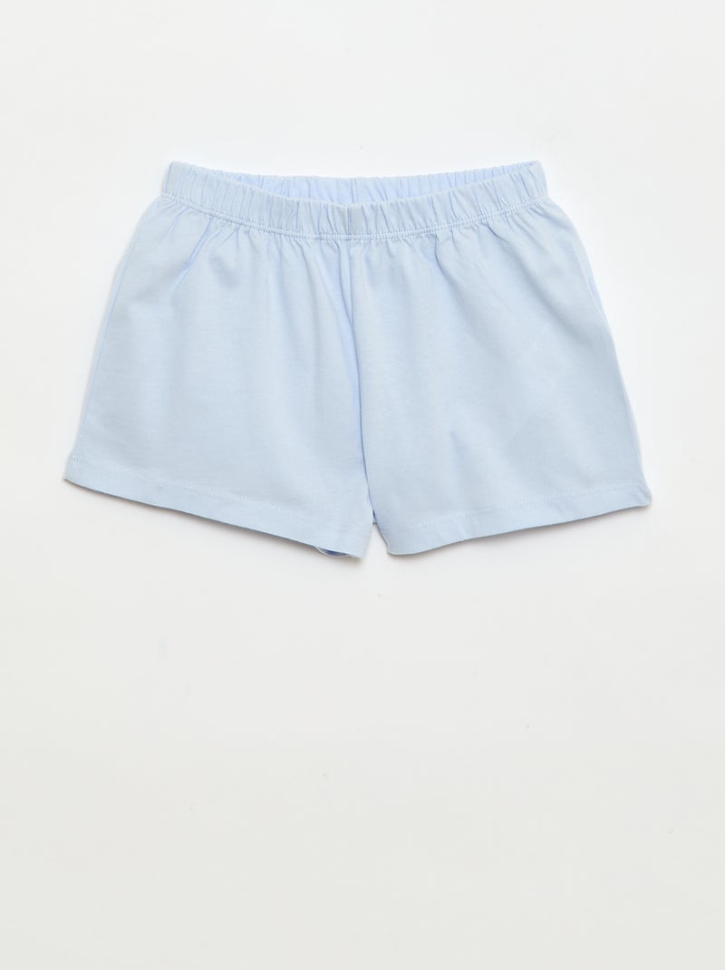 Pijama 'Disney' de 2 piezas: Pantalón corto + camiseta Blanco - Kiabi