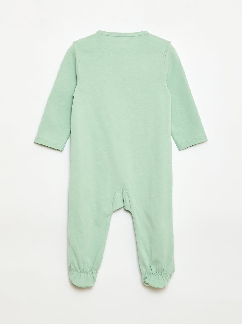 Pijama "Disney" de algodón para bebé Verde - Kiabi