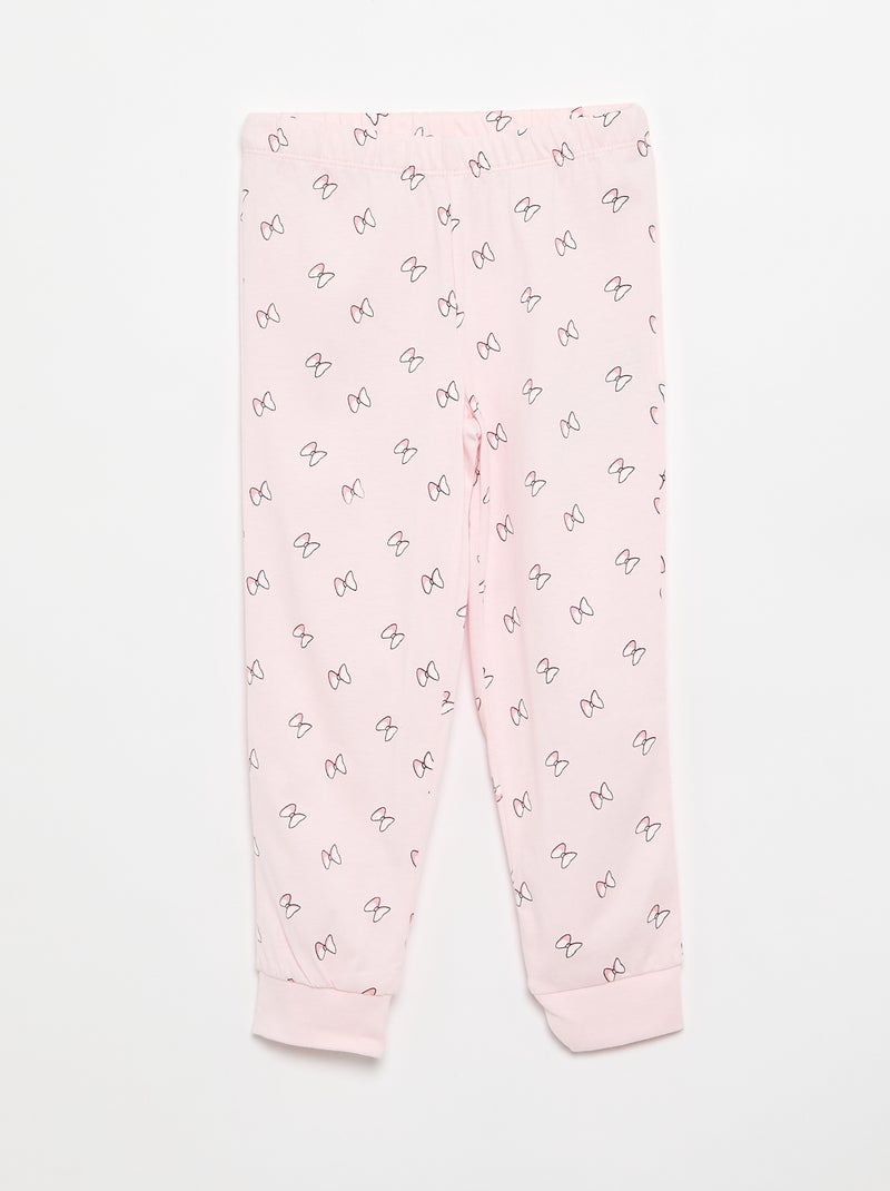 Pijama 'Disney' de punto de algodón Blanco - Kiabi
