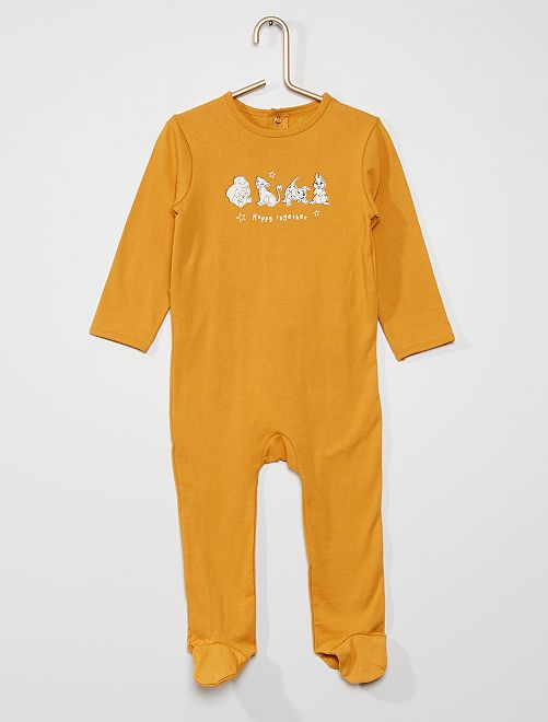 pijama amarillo bebe