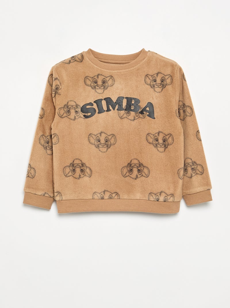 Pijama 'Disney' 'El Rey León' 2 piezas - Sudadera + pantalón Beige - Kiabi