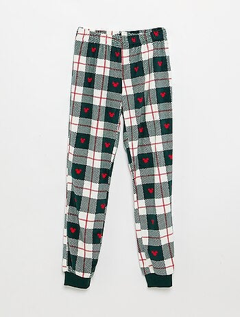 Pijama 'Disney' 'Mickey' de 2 piezas de forro polar - Camiseta de manga larga + pantalón