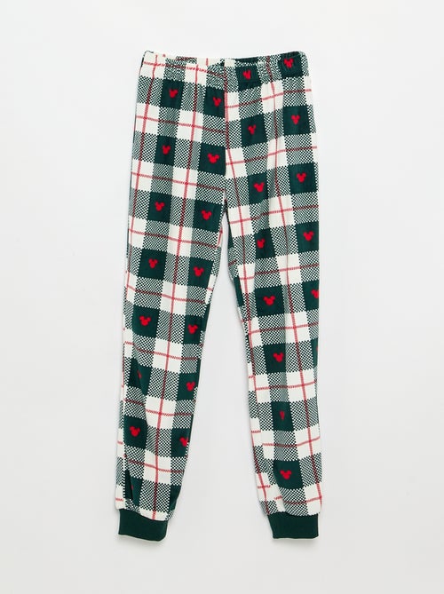 Pijama 'Disney' 'Mickey' de 2 piezas de forro polar - Camiseta de manga larga + pantalón - Kiabi
