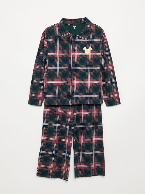 Pijama 'Disney' 'Mickey' 'Navidad' 2 piezas - Chaqueta + pantalón - Kiabi