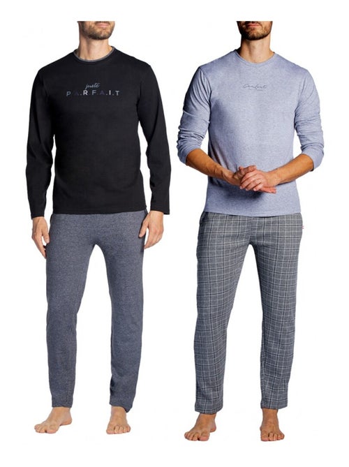 Pijama DODO HOMEWEAR - Pack de 2 - Kiabi Pijama DODO HOMEWEAR - Pack de 2 - Kiabi