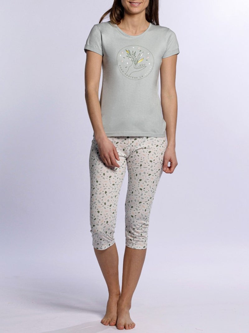 Pijama DODO HOMEWEAR Gris dorado - Kiabi