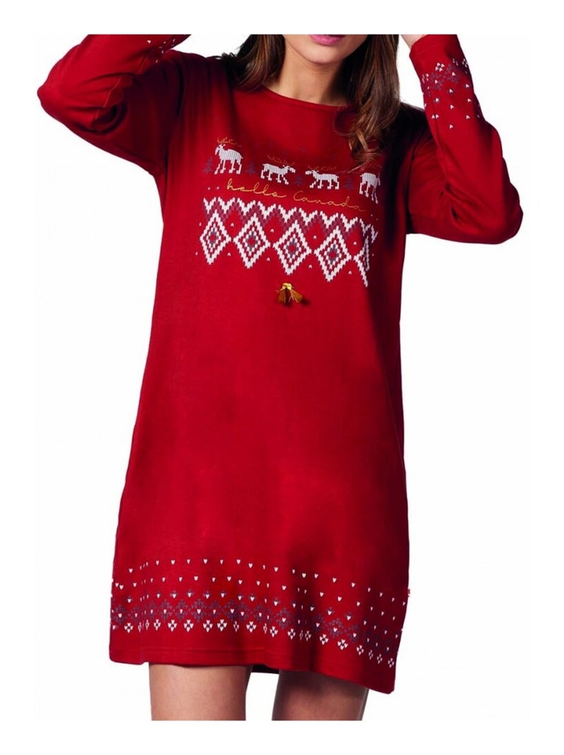 Pijama DODO HOMEWEAR Rojo granate - Kiabi