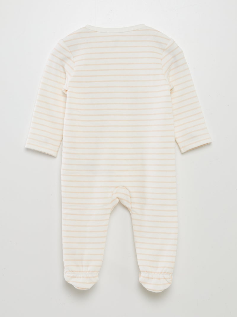 Pijama 'Dumbo' 'Disney' con pies BLANCO - Kiabi
