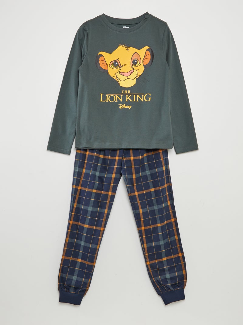 Pijama 'El rey león'  - 2 piezas VERDE - Kiabi