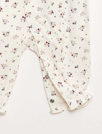 Pijama enterizo cálido de franela