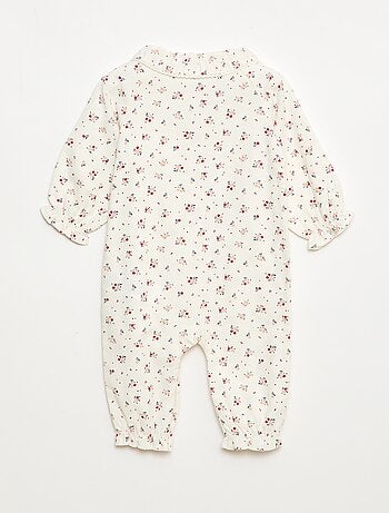 Pijama enterizo cálido de franela