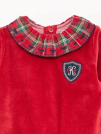 Pijama entero acolchado 'Kiabi & Catherine Painvin' de terciopelo de algodón