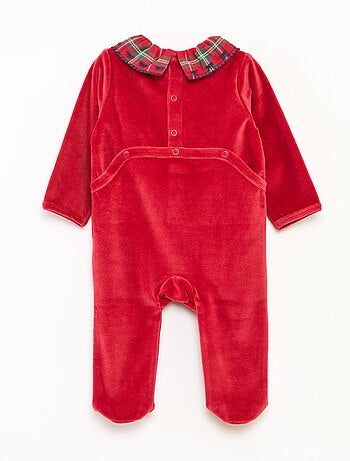 Pijama entero acolchado 'Kiabi & Catherine Painvin' de terciopelo de algodón