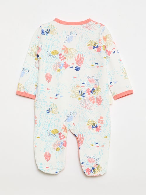 Pijama entero de algodón 'Petit Béguin' - Kiabi