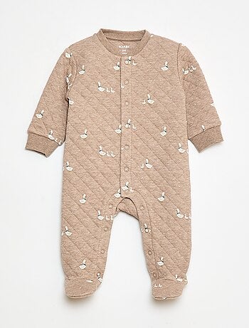 Pijama entero de punto de algodón