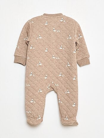 Pijama entero de punto de algodón
