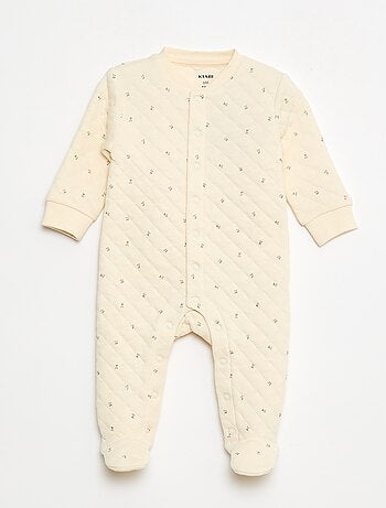Pijama entero de punto de algodón