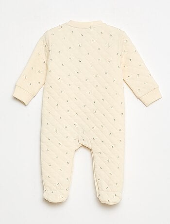 Pijama entero de punto de algodón