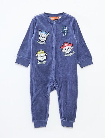 Pijama entero de terciopelo 'Patrulla Canina'