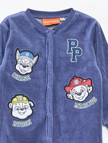 Pijama entero de terciopelo 'Patrulla Canina'