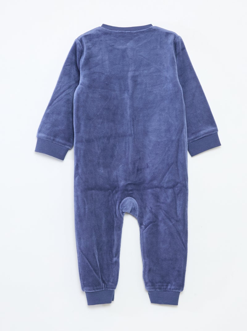 Pijama entero de terciopelo 'Patrulla Canina' Azul - Kiabi