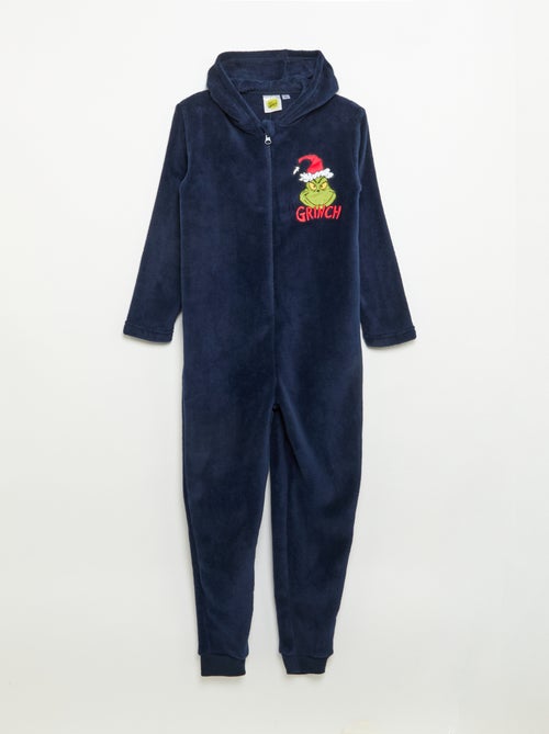 Pijama entero 'Grinch' de tejido polar - Navidad - Kiabi