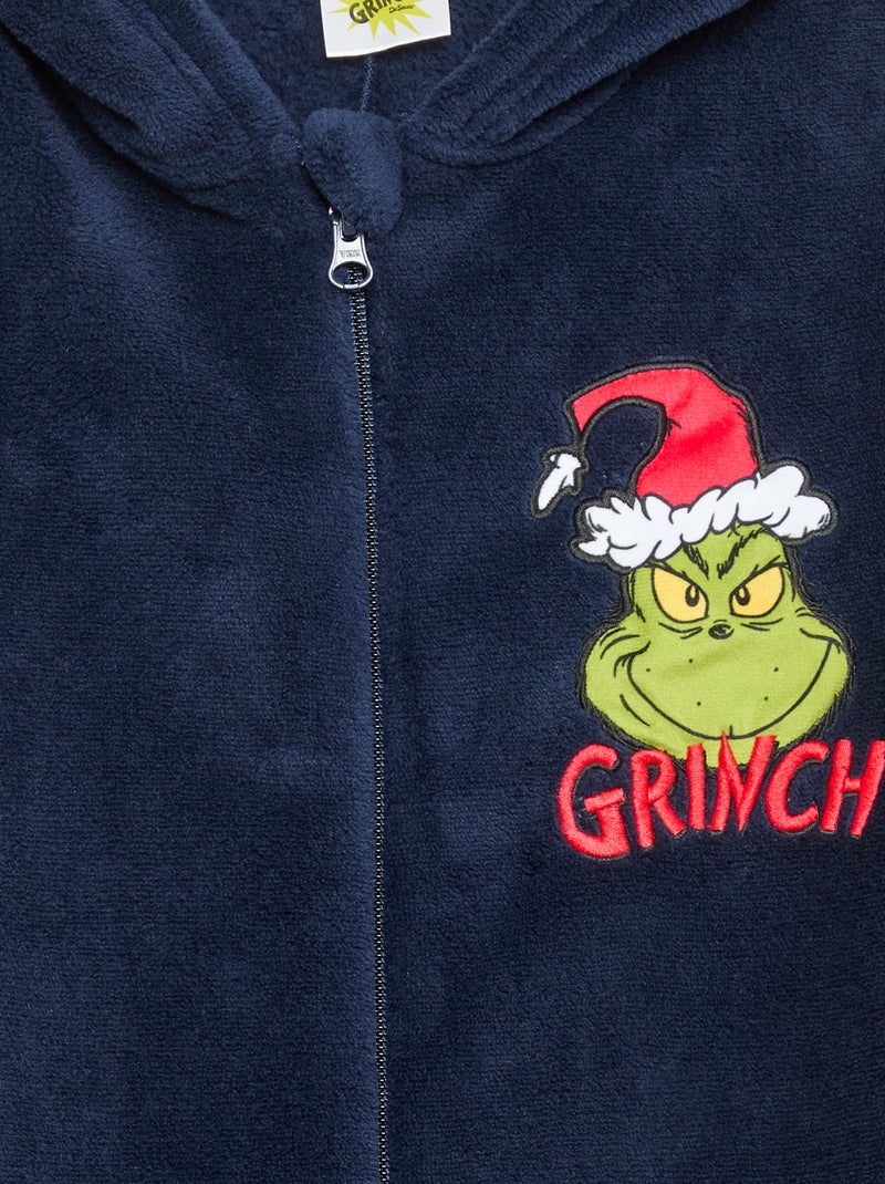 Pijama entero 'Grinch' de tejido polar - Navidad Azul - Kiabi