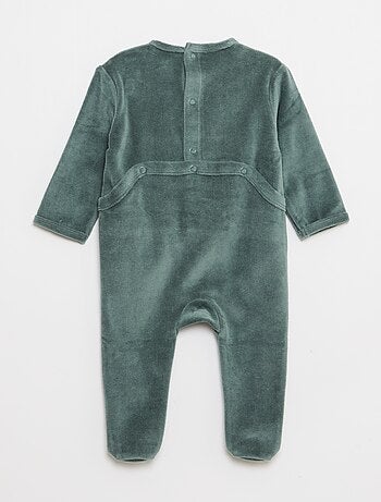Pijama entero 'Jurassic World' de terciopelo de algodón