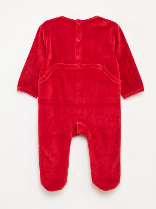 Pijama Entero Pesado Navideño 'Disney' 'Stitch' de terciopelo de algodón - Kiabi Pijama Entero Pesado Navideño 'Disney' 'Stitch' de terciopelo de algodón - Kiabi