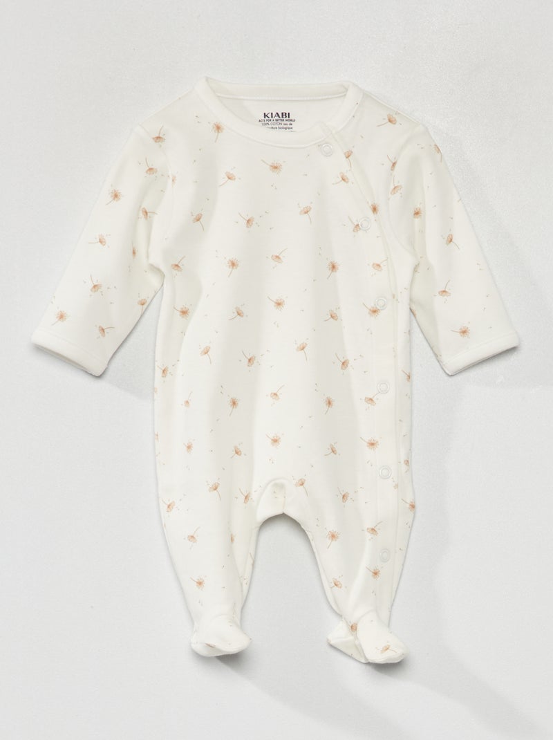 Pijama estampado BLANCO - Kiabi