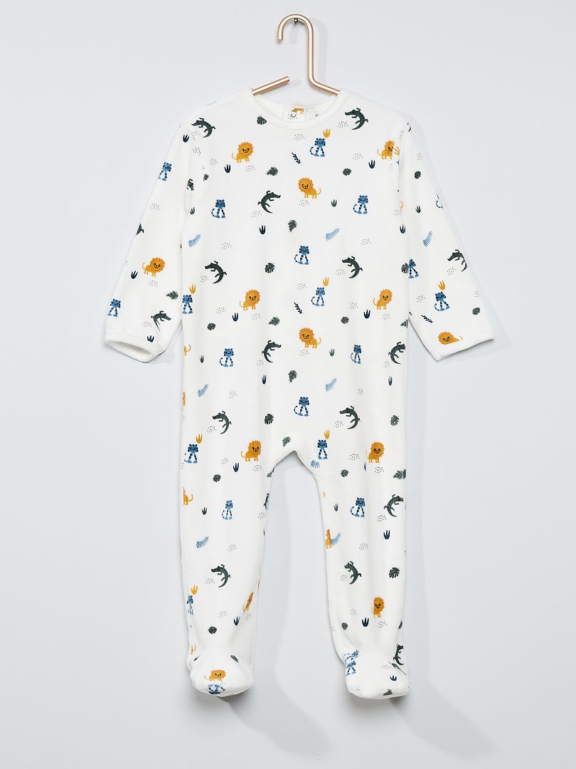 Pijama estampado BLANCO - Kiabi