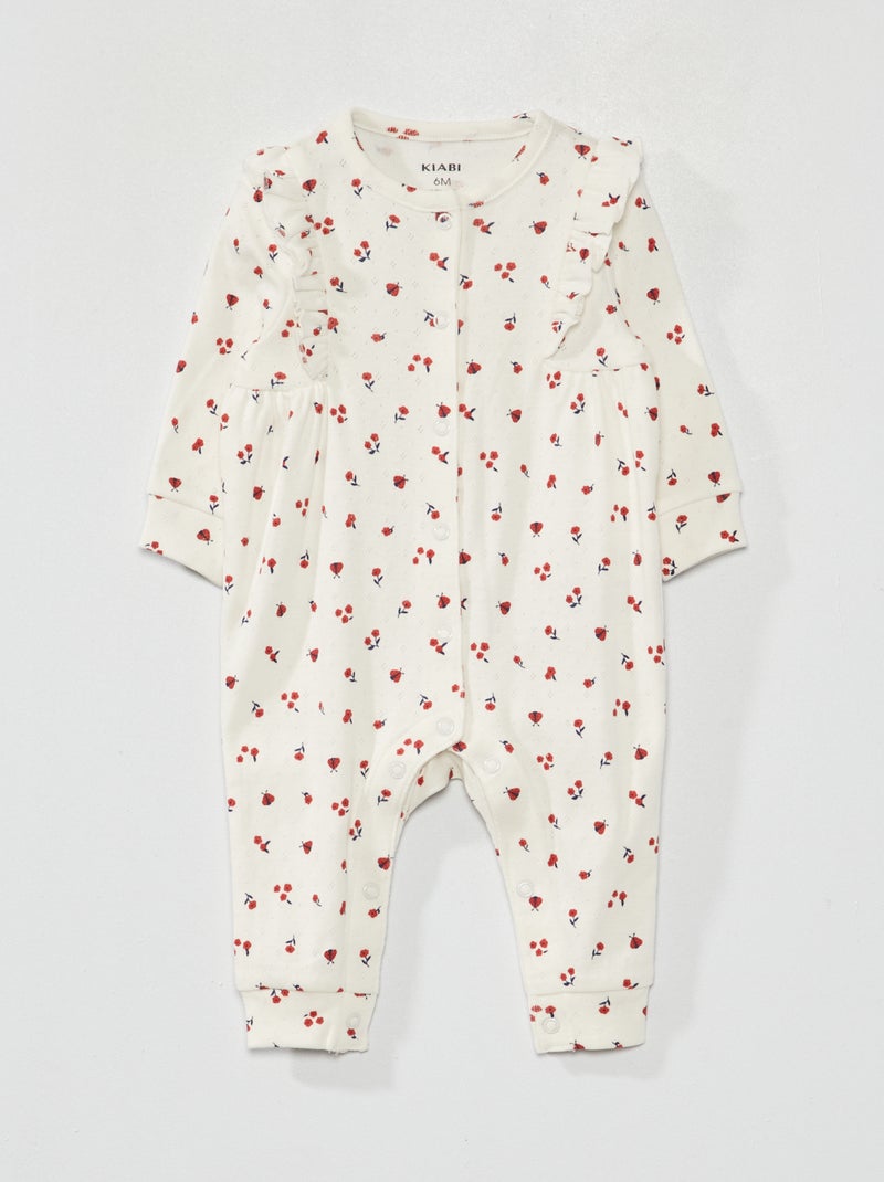 Pijama estampado BLANCO - Kiabi