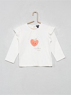 Pijama estampado con volantes - Kiabi