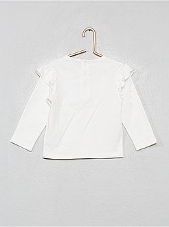 Pijama estampado con volantes - Kiabi