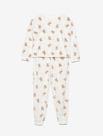 Pijama estampado de 2 piezas - Sudadera + pantalón