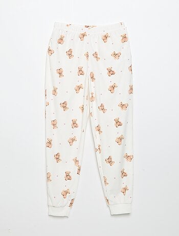 Pijama estampado de 2 piezas - Sudadera + pantalón
