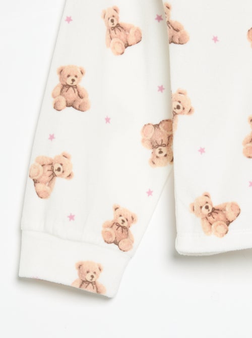 Pijama estampado de 2 piezas - Sudadera + pantalón - Kiabi Pijama estampado de 2 piezas - Sudadera + pantalón - Kiabi