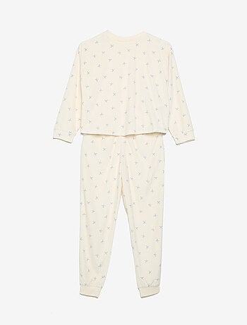 Pijama estampado de 2 piezas - Sudadera + pantalón