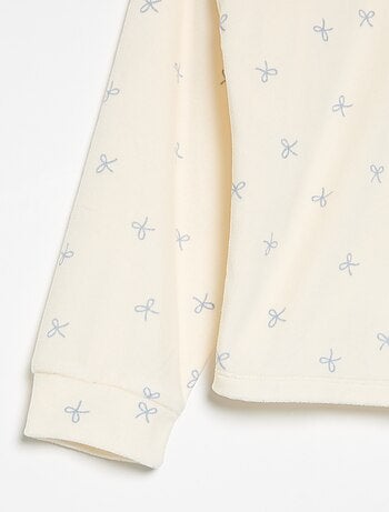 Pijama estampado de 2 piezas - Sudadera + pantalón