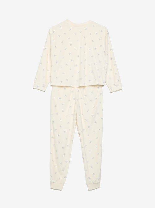 Pijama estampado de 2 piezas - Sudadera + pantalón - Kiabi Pijama estampado de 2 piezas - Sudadera + pantalón - Kiabi