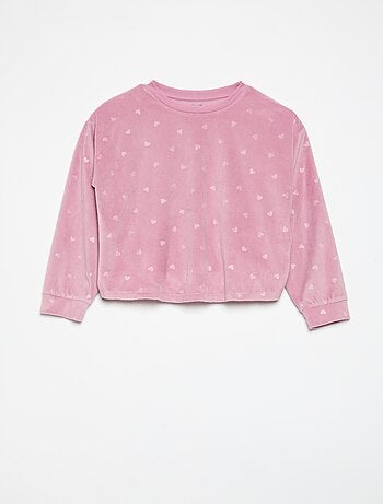 Pijama estampado de 2 piezas - Sudadera + pantalón