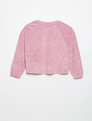 Pijama estampado de 2 piezas - Sudadera + pantalón