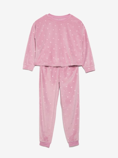 Pijama estampado de 2 piezas - Sudadera + pantalón - Kiabi Pijama estampado de 2 piezas - Sudadera + pantalón - Kiabi