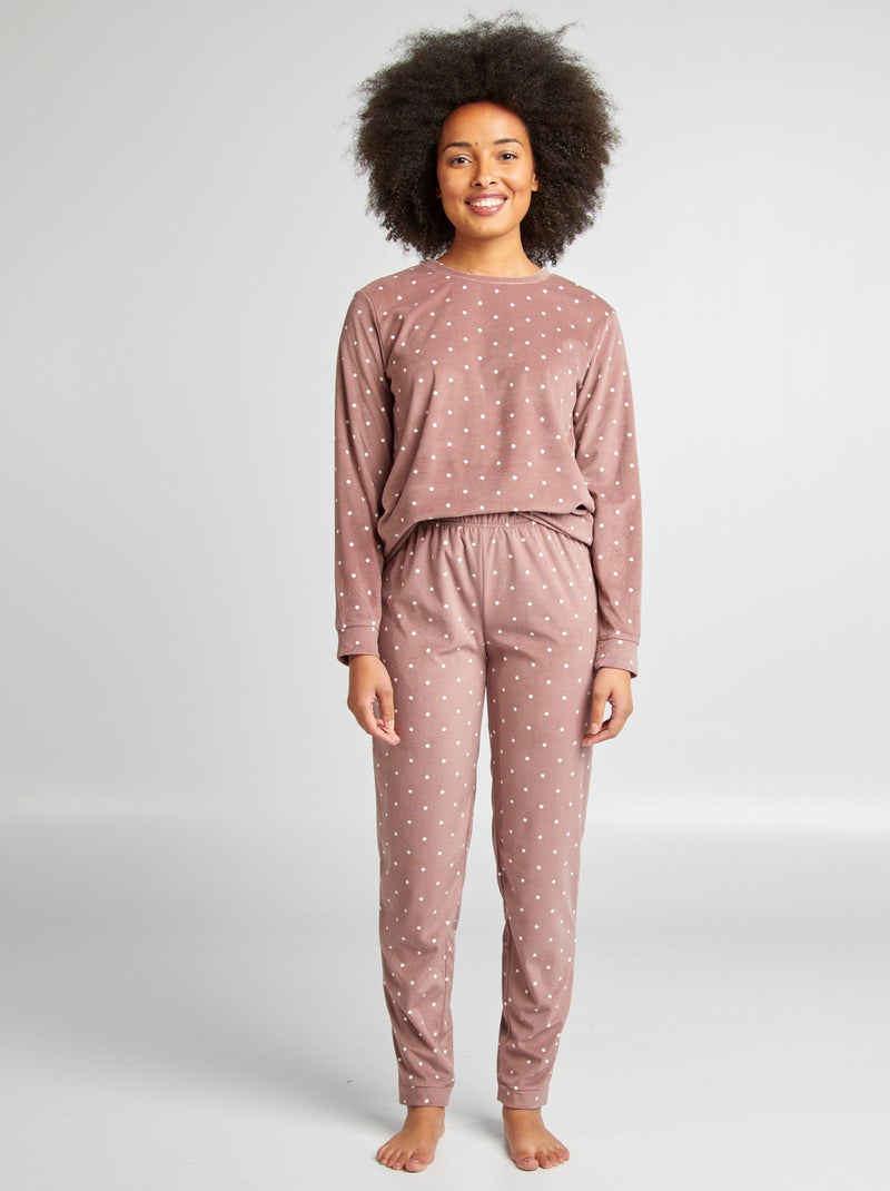 Pijama estampado de 2 piezas ROSA - Kiabi