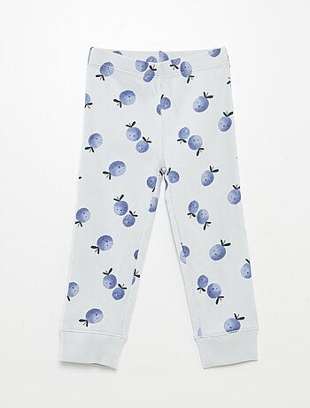 Pijama estampado de punto - 2 piezas