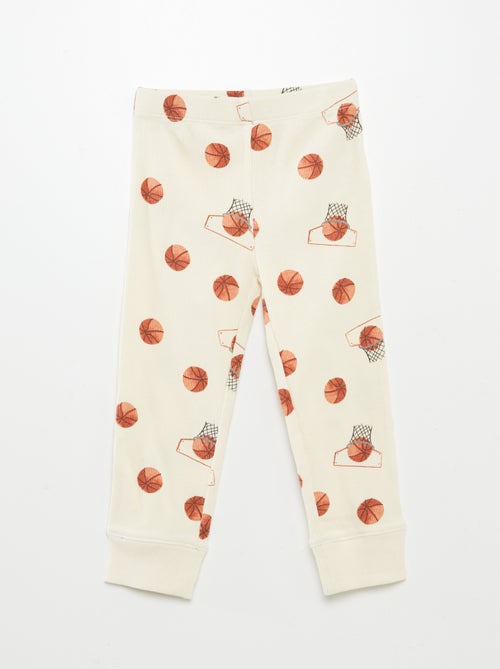 Pijama estampado de punto - 2 piezas - Kiabi