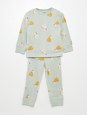 Pijama estampado de punto - 2 piezas
