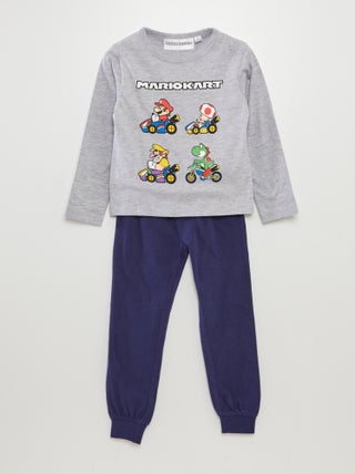 Pijama estampado 'Mario' - 2 piezas